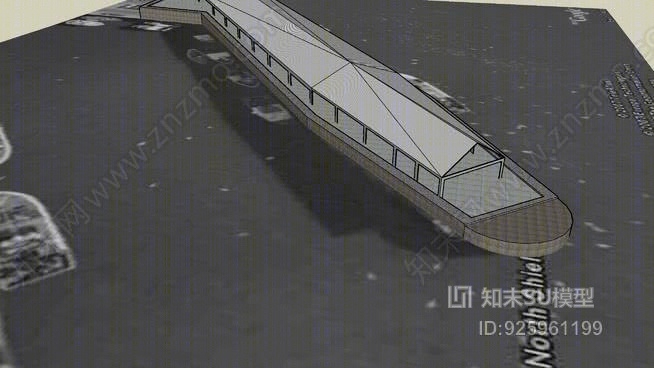 北盾鱼码头“肠”SU模型下载【ID:925961199】