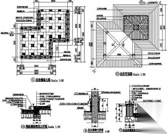 小区环境景观设计施工图cad施工图下载【ID:161092101】