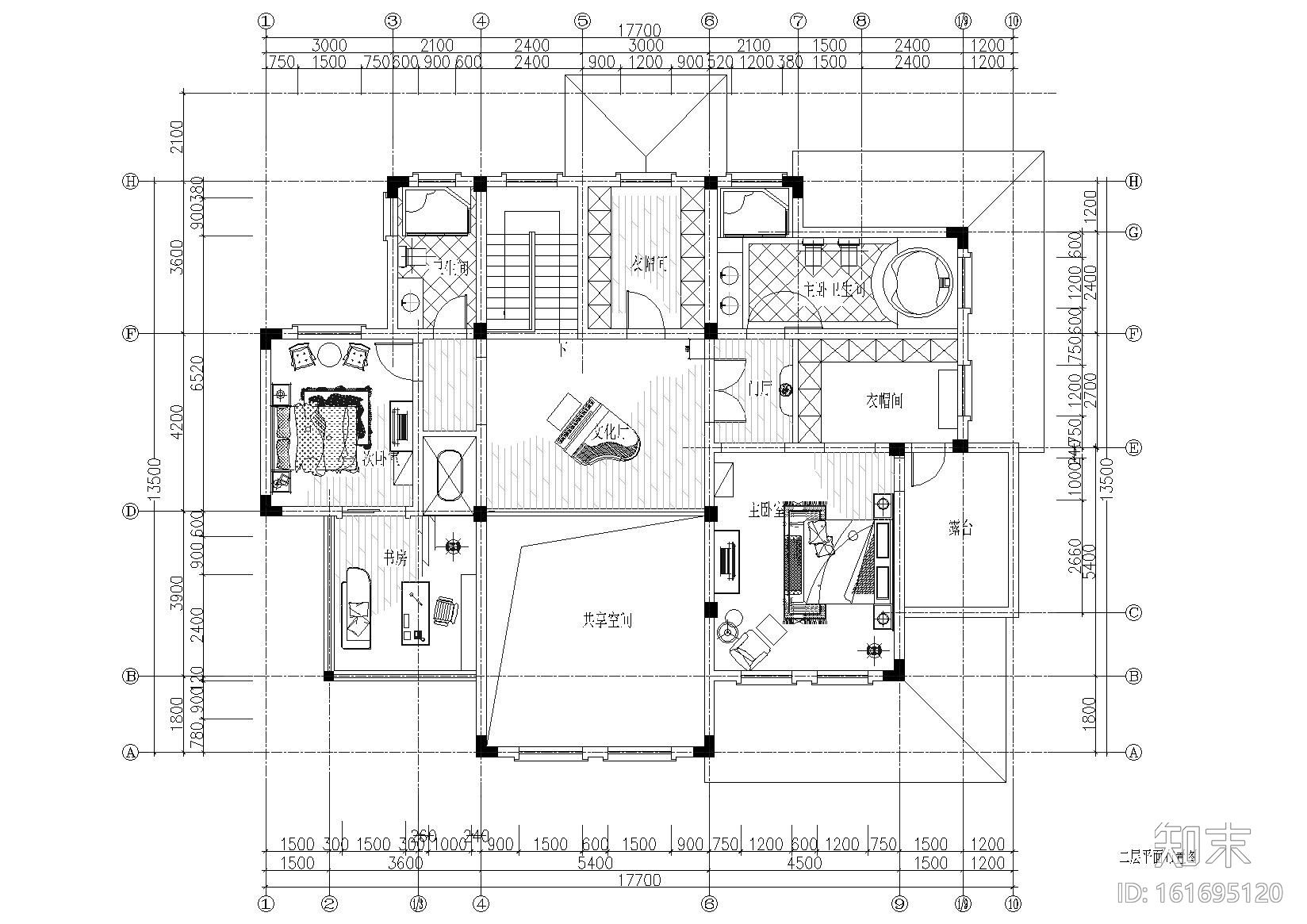 整套欧式别墅装饰设计项目施工图cad施工图下载【ID:161695120】