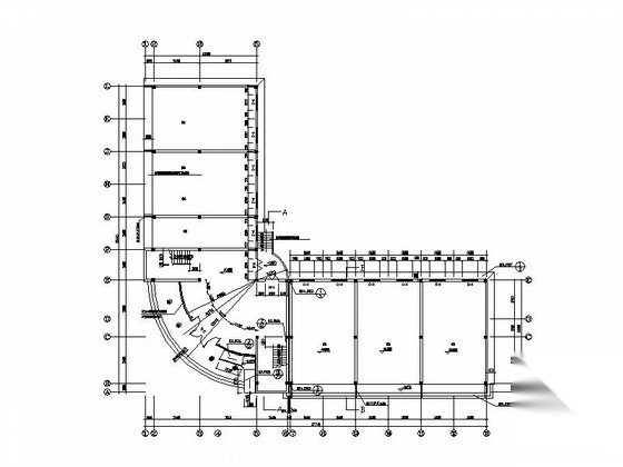 某疾病控制中心五层办公楼建筑施工套图cad施工图下载【ID:165157170】