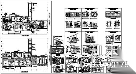 铜苑宾馆总统套房装修图cad施工图下载【ID:161700178】
