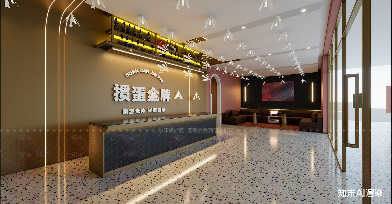 现代其他休闲娱乐空间SU模型下载【ID:1215984178】