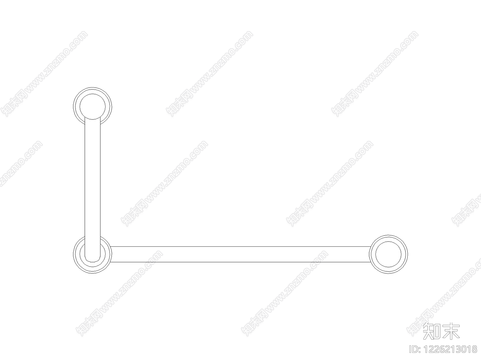 五金管件cad施工图下载【ID:1226213018】
