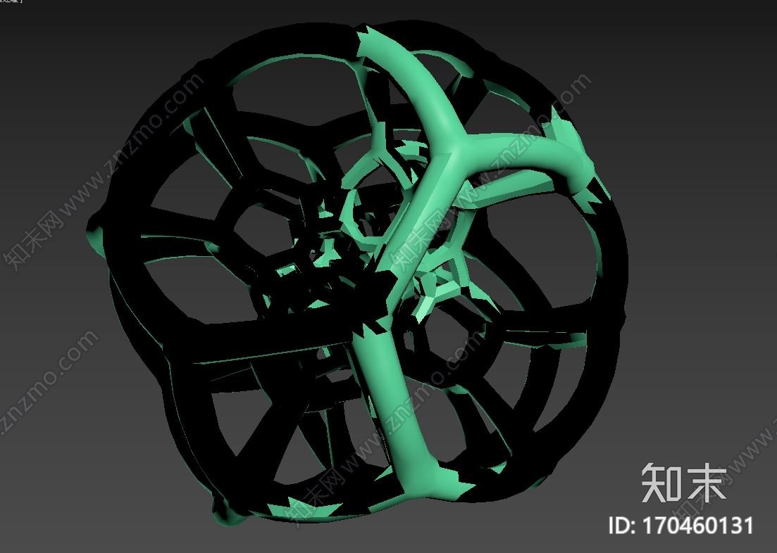 镂空球体3d打印模型下载【ID:170460131】