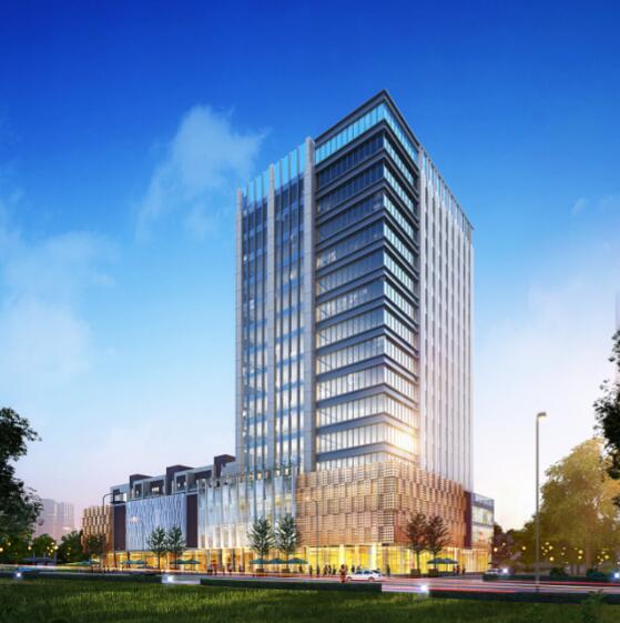 [贵州]现代风格高层综合办公楼建筑设计方案文本（JPG）cad施工图下载【ID:165942170】