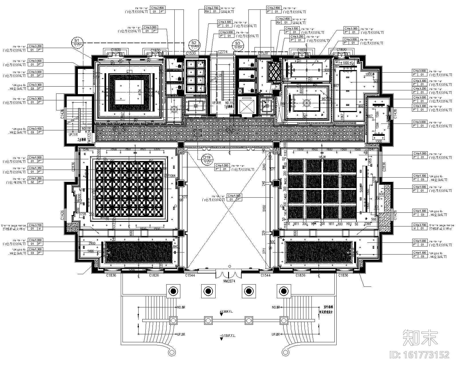 [辽宁]科林瑞城御园办公空间装修设计施工图+效果图cad施工图下载【ID:161773152】