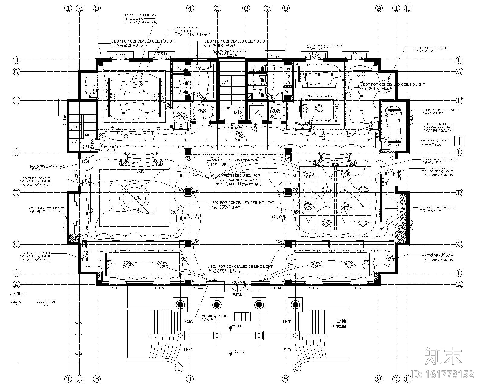 [辽宁]科林瑞城御园办公空间装修设计施工图+效果图cad施工图下载【ID:161773152】