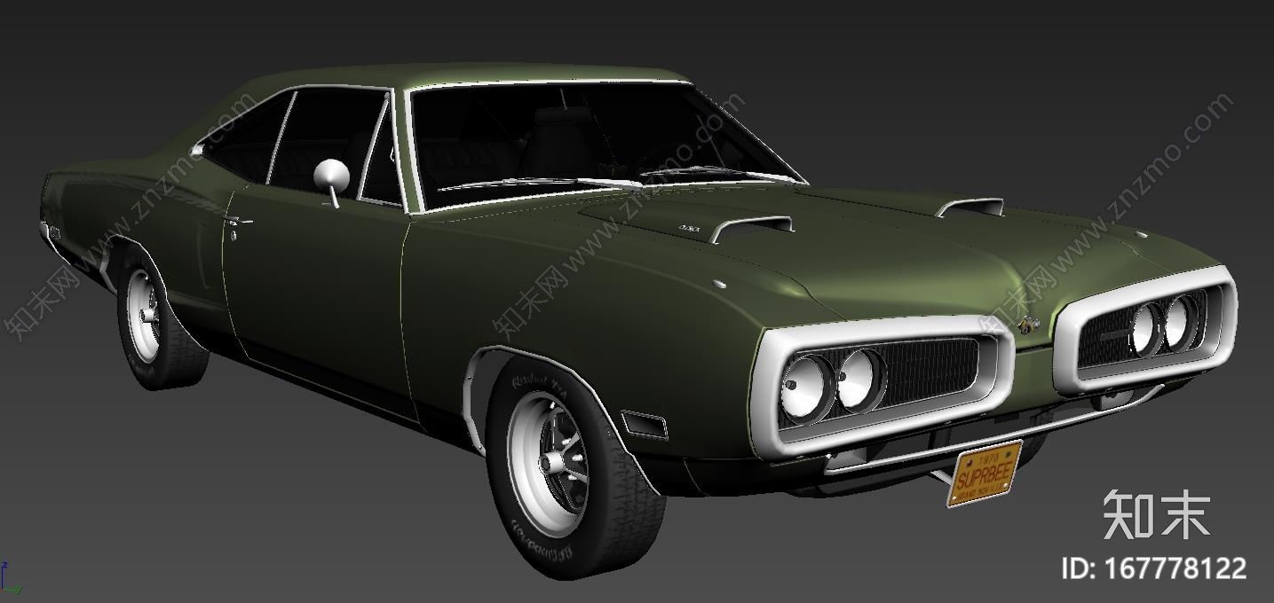 道奇老爷车CG模型下载【ID:167778122】