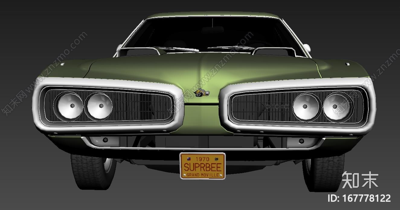 道奇老爷车CG模型下载【ID:167778122】