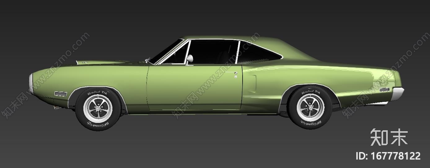 道奇老爷车CG模型下载【ID:167778122】