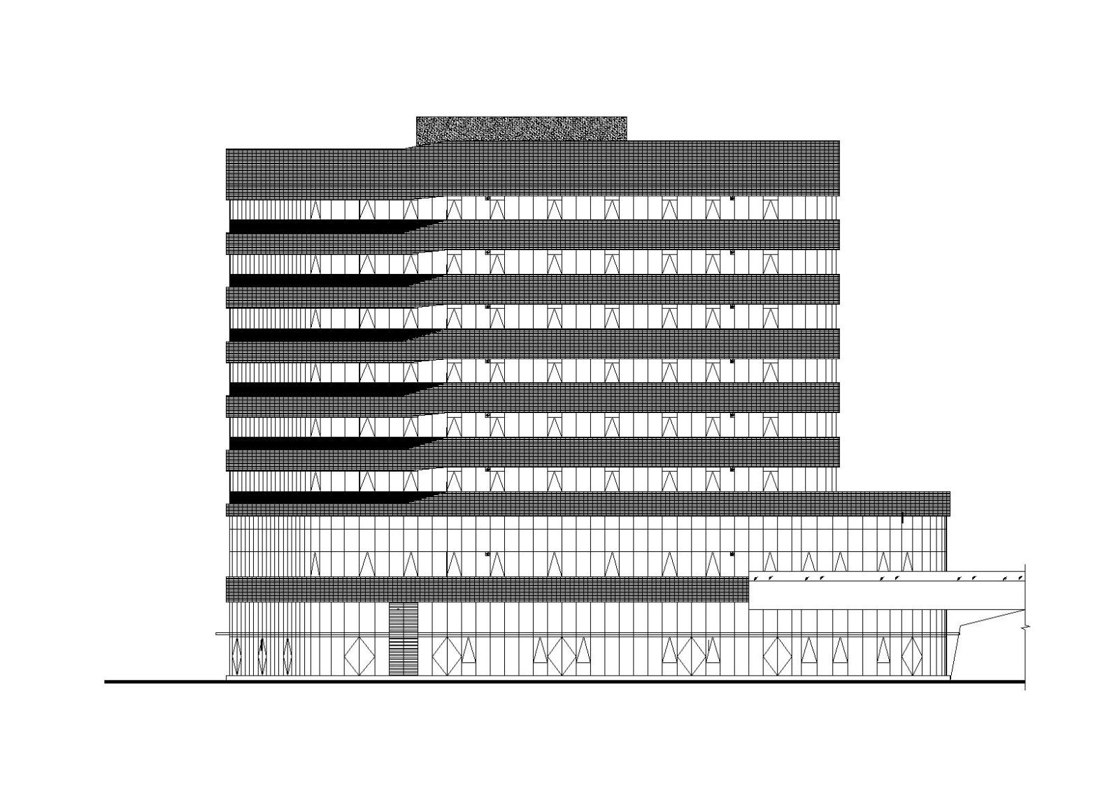 特大型企业医院专家行政楼设计建筑施工图cad施工图下载【ID:151579165】