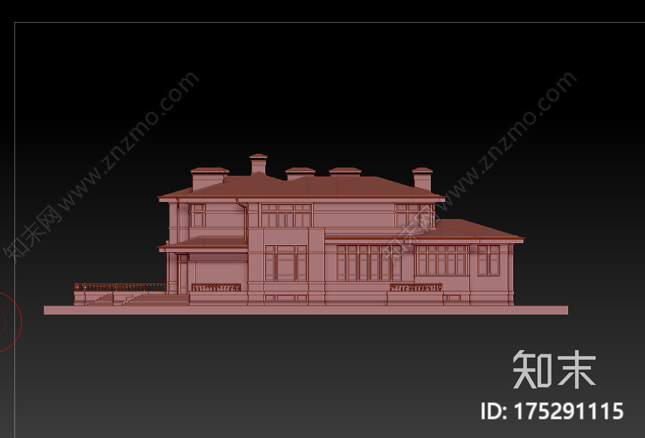 乡村别墅3d打印模型下载【ID:175291115】