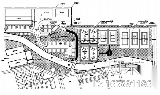 广东深圳某职业学院体育休闲公园景观设计施工图cad施工图下载【ID:165591186】