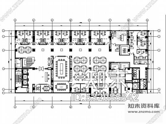 施工图上海现代简约农庄办公室装修设计CAD施工图含效果cad施工图下载【ID:532085842】