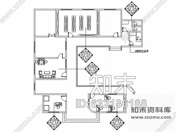 施工图广州园林式初级中学高档办公楼CAD装修施工图施工图下载【ID:632136188】