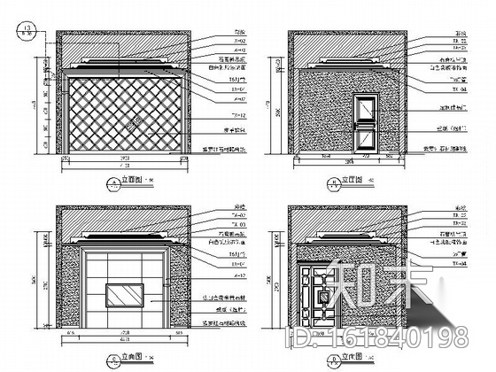 [山东]精装超豪华欧式会所装饰施工图cad施工图下载【ID:161840198】