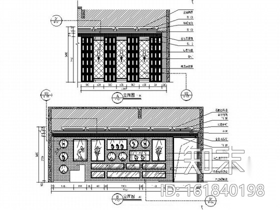 [山东]精装超豪华欧式会所装饰施工图cad施工图下载【ID:161840198】