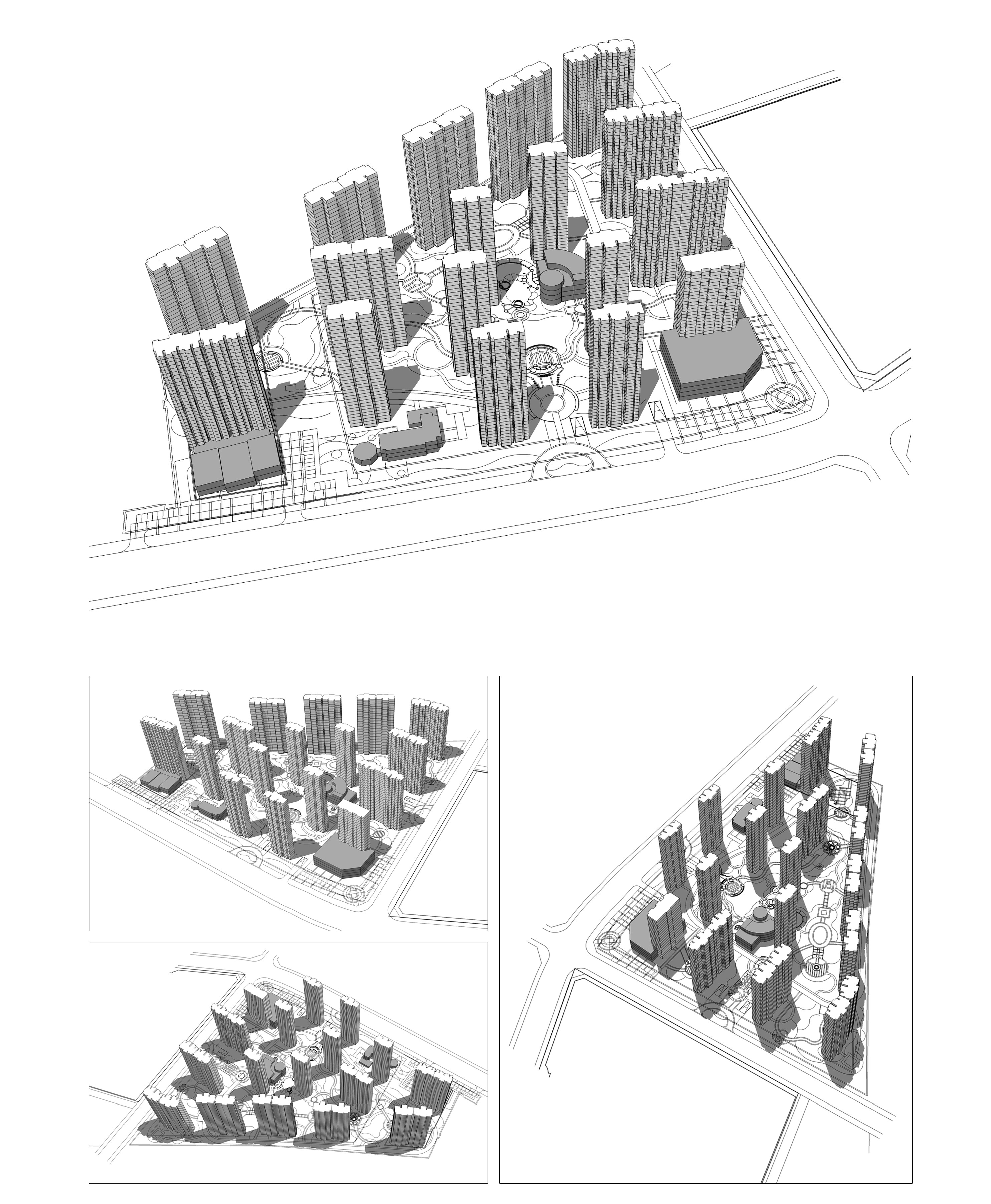 [安徽]高层住宅安置区设计方案文本（JPG）cad施工图下载【ID:165920105】