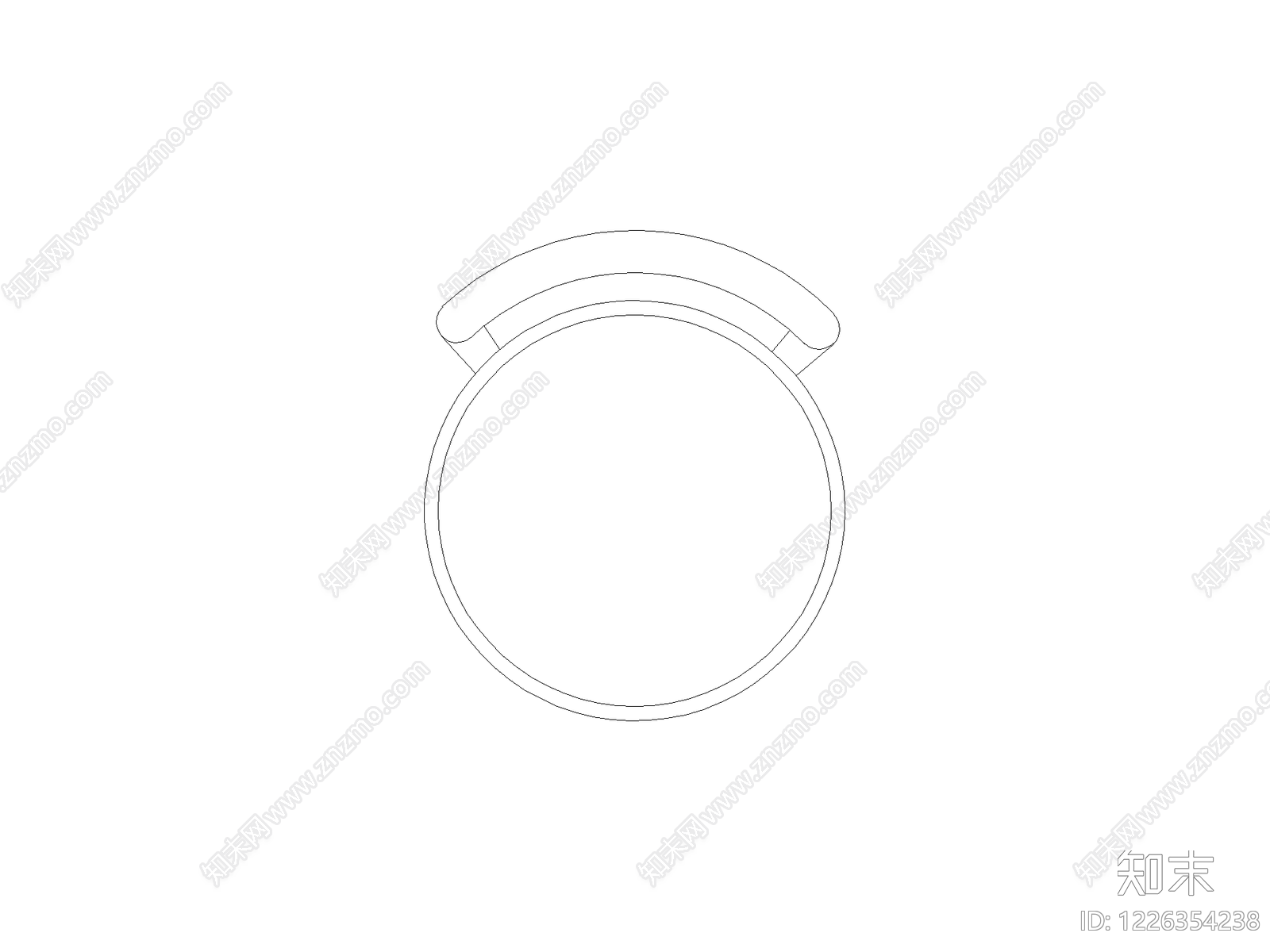 现代椅子CAD图纸