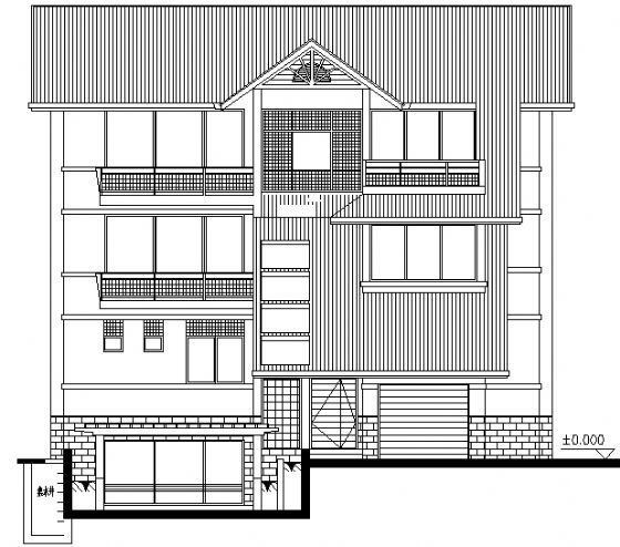 别墅建筑方案图2cad施工图下载【ID:149924126】