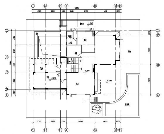 别墅建筑方案图2cad施工图下载【ID:149924126】