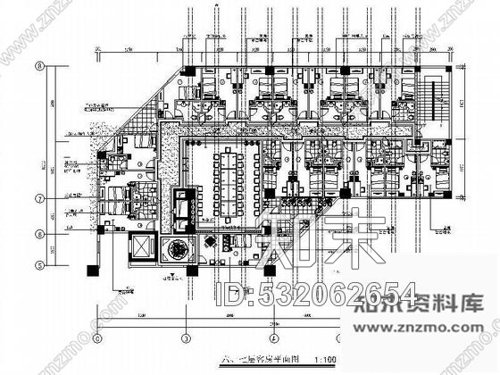 施工图某星级酒店六、七层装修图cad施工图下载【ID:532062654】