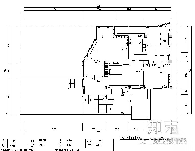 [福建]闽南贸易有限公司办公空间设计施工图（附效果图）cad施工图下载【ID:166288163】