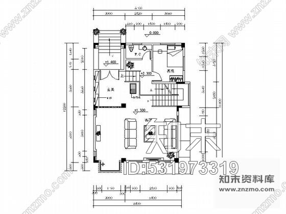 施工图广东纯别墅小区高档现代三层别墅装修施工图施工图下载【ID:531973319】