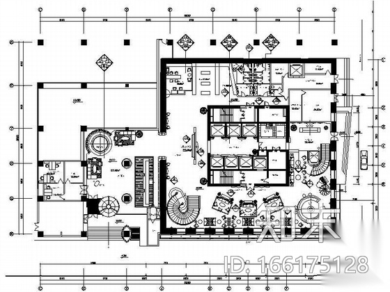 知名国际大酒店室内外装修图(含效果)施工图下载【ID:166175128】