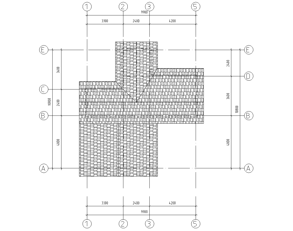 现代风格三层独栋别墅建筑施工图设计cad施工图下载【ID:151388133】