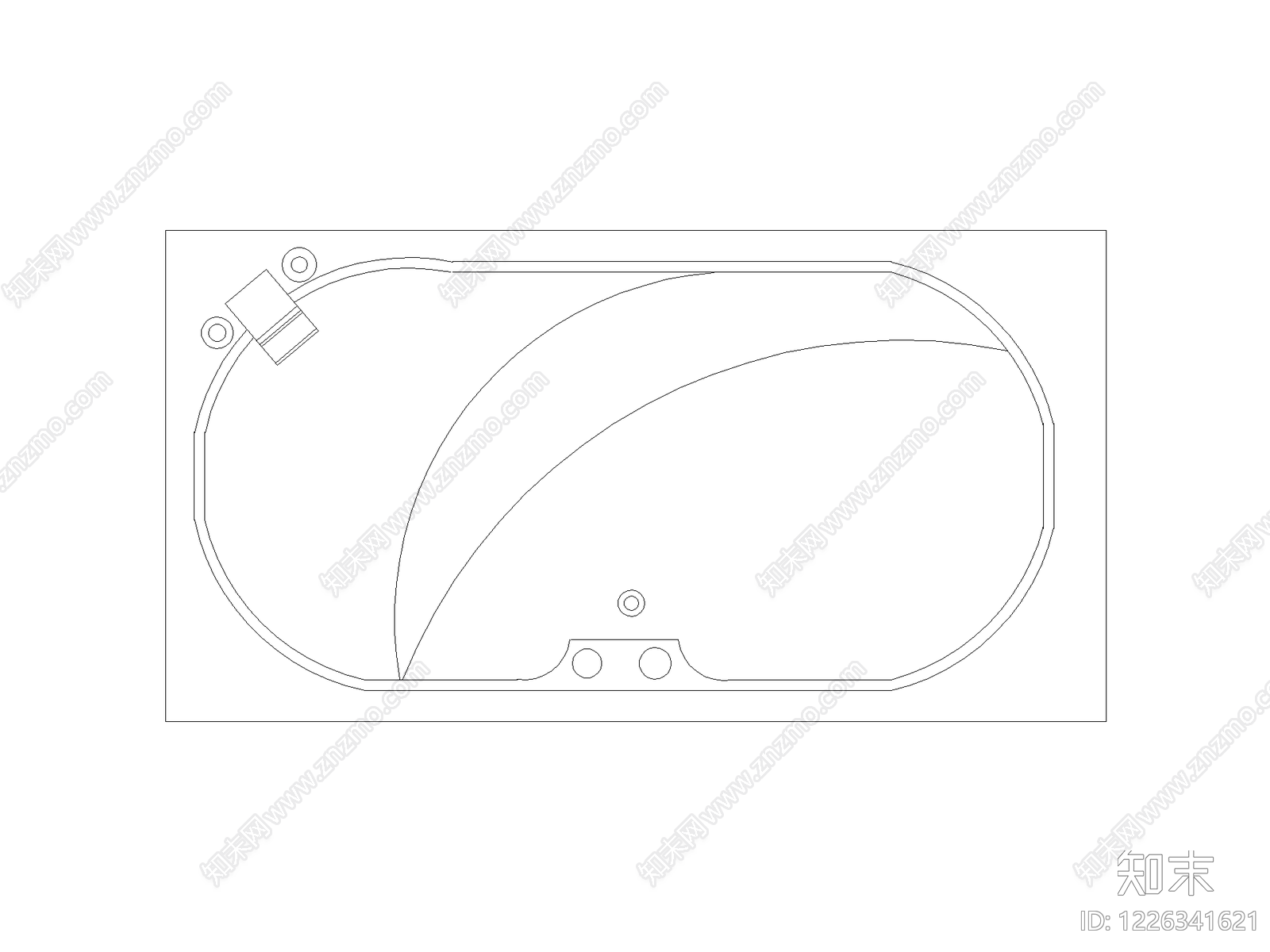 卫浴设施cad施工图下载【ID:1226341621】