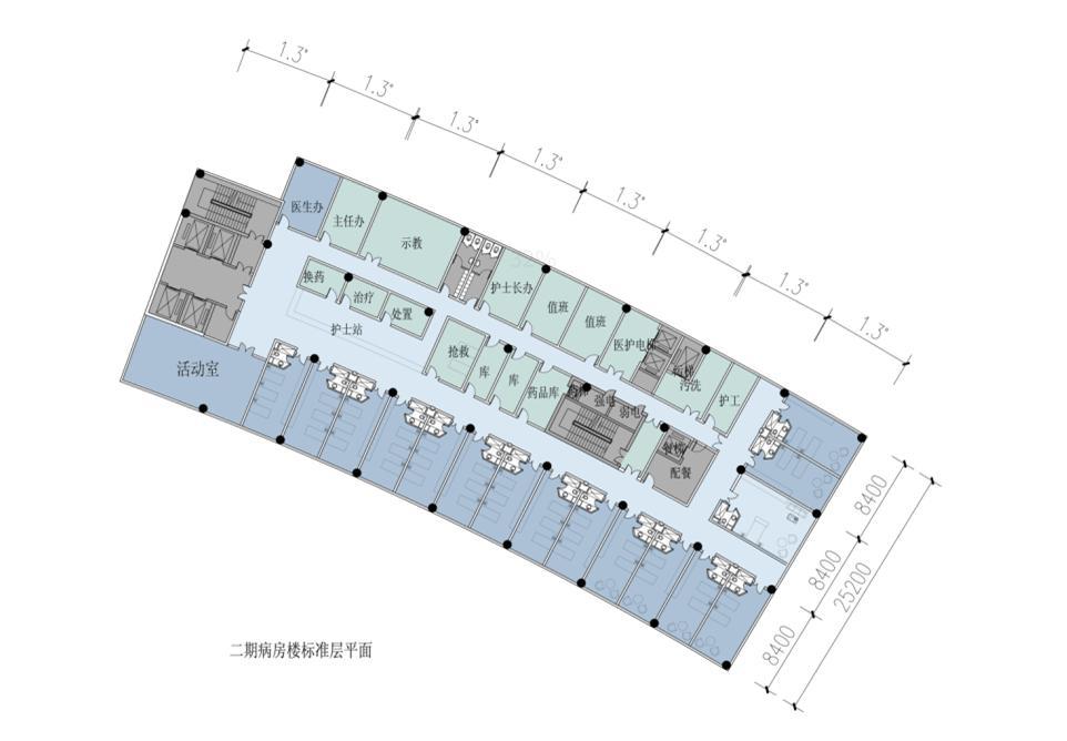 [湖南]椭圆布局竖线条立面综合性医院建筑设计方案文本施工图下载【ID:151585102】