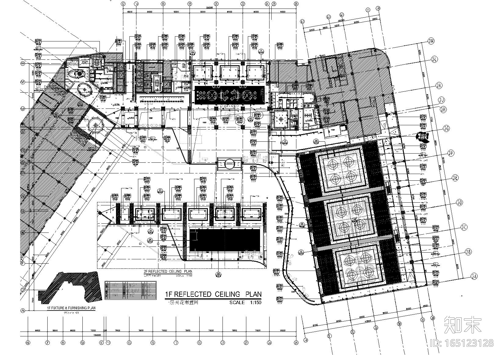 [重庆]融汇丽笙酒店全套室内装饰设计施工图施工图下载【ID:165123128】