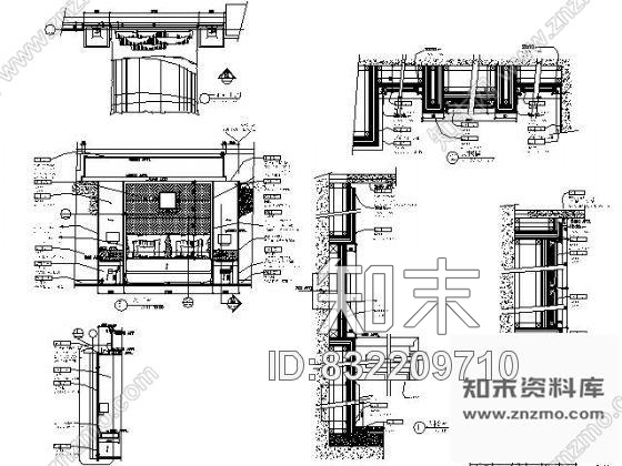 图块/节点酒店标准间床背景详图施工图下载【ID:832209710】