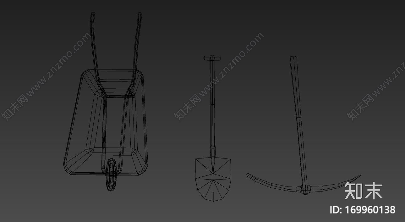 劳动工具CG模型下载【ID:169960138】