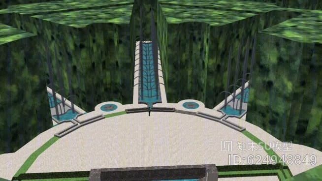 全凡尔赛花园-剧院SU模型下载【ID:624948849】