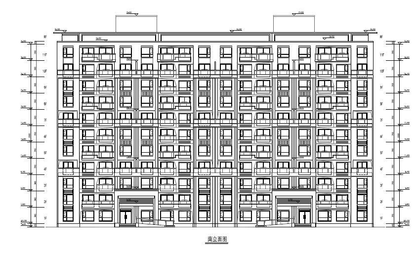 [江苏]园林式布局小高层及多层住宅建筑设计方案图（含...施工图下载【ID:149781163】