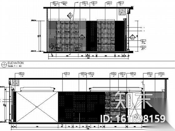 [安徽]商务特区商务酒店高档行政酒廊CAD装修施工图（含...cad施工图下载【ID:161898159】