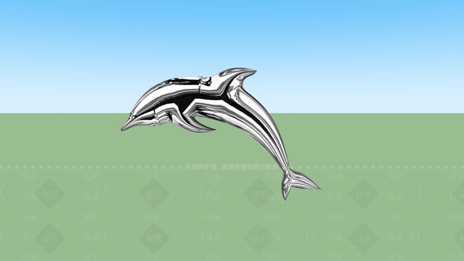 海豚，海豚SU模型下载【ID:1162484424】
