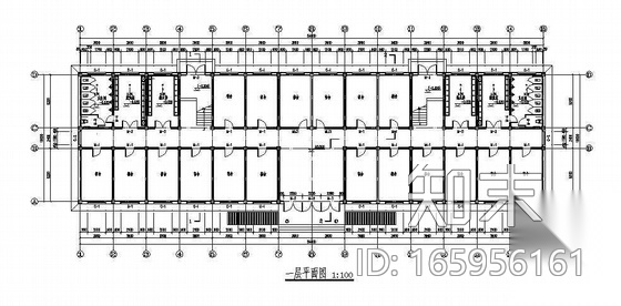 鞍山某中学公寓建筑施工(毕业设计)施工图下载【ID:165956161】