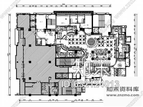 施工图成都奢华慢摇吧室内装修图含效果cad施工图下载【ID:632124013】