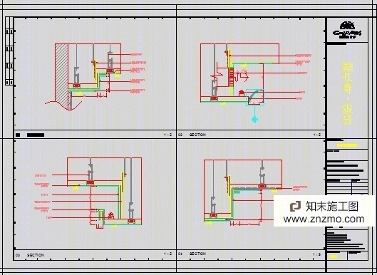 金螳螂公司样板房施工图cad施工图下载【ID:56896271】