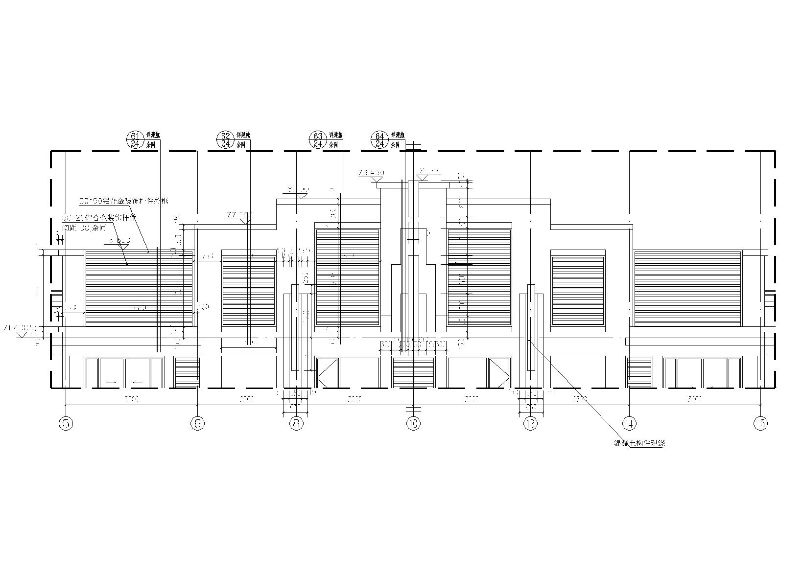 嘉兴城南路西常睦路南地块住宅建筑施工图cad施工图下载【ID:167383103】