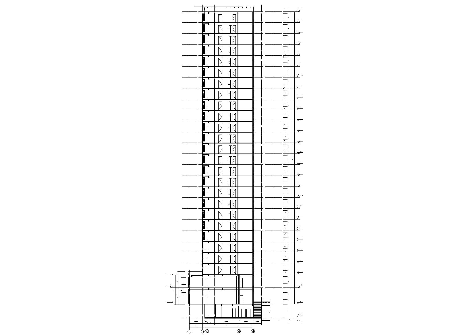 嘉兴城南路西常睦路南地块住宅建筑施工图cad施工图下载【ID:167383103】