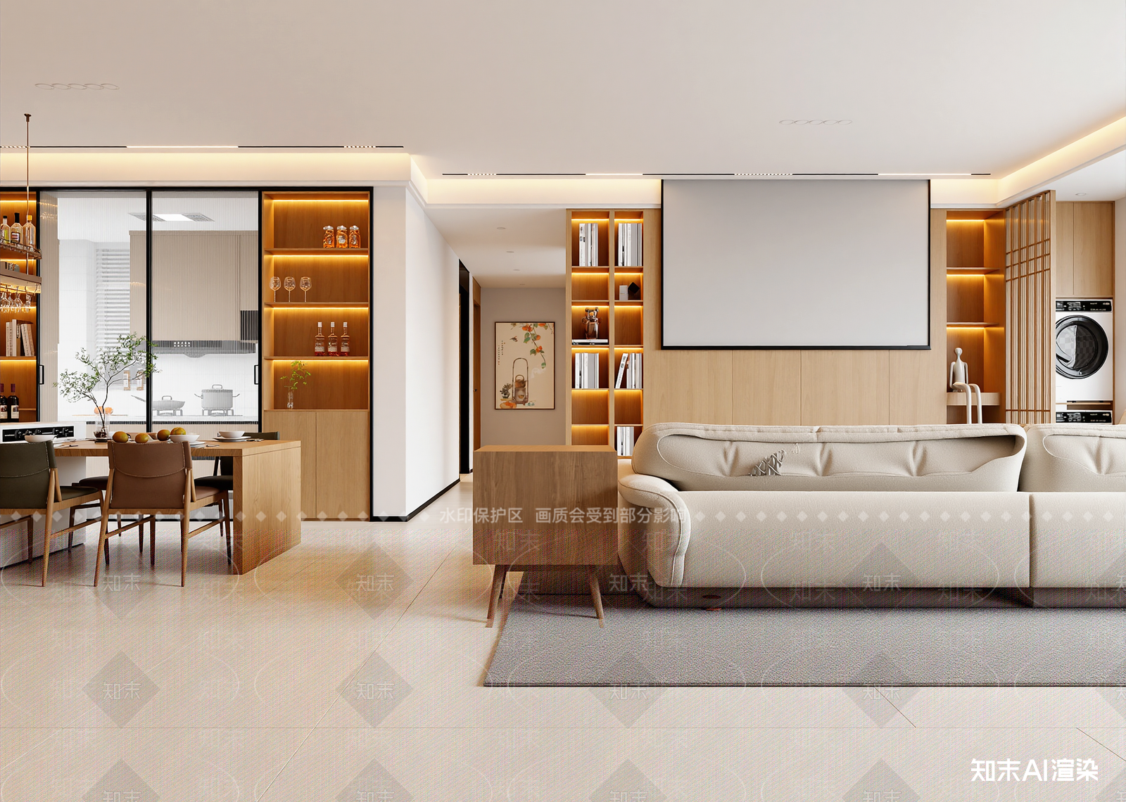 日式客餐厅3D模型下载【ID:1215086420】