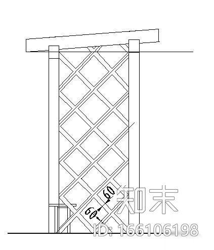 花架和升旗台施工详图cad施工图下载【ID:166106198】