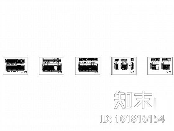 [重庆]某奢华KTV走廊F装修图cad施工图下载【ID:161816154】