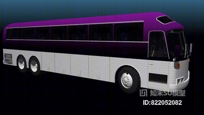 红鹰“银鹰”巴士SU模型下载【ID:822052082】