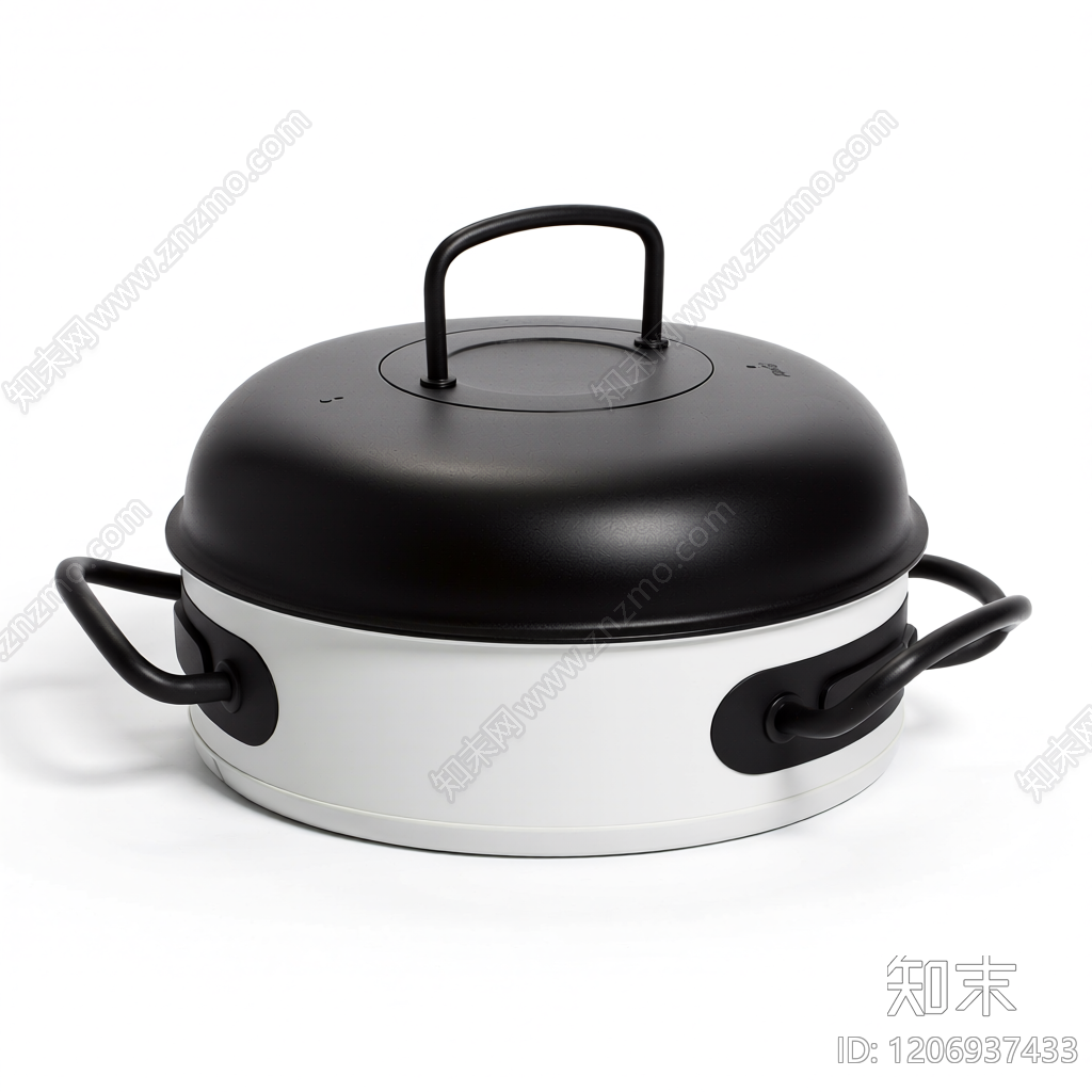 带盖锅具模型3D模型下载【ID:1206937433】