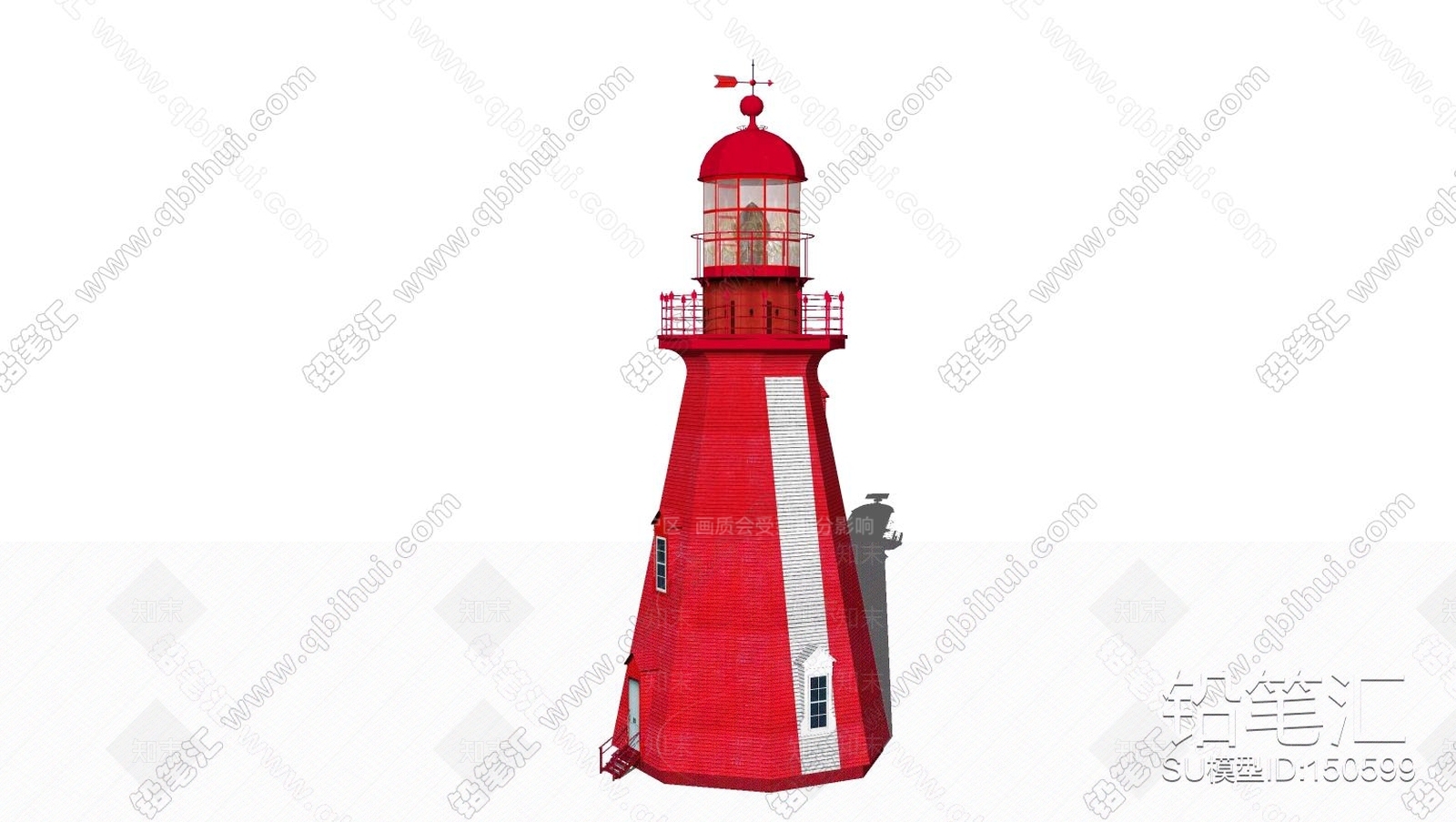 灯塔SU模型下载【ID:180393108】